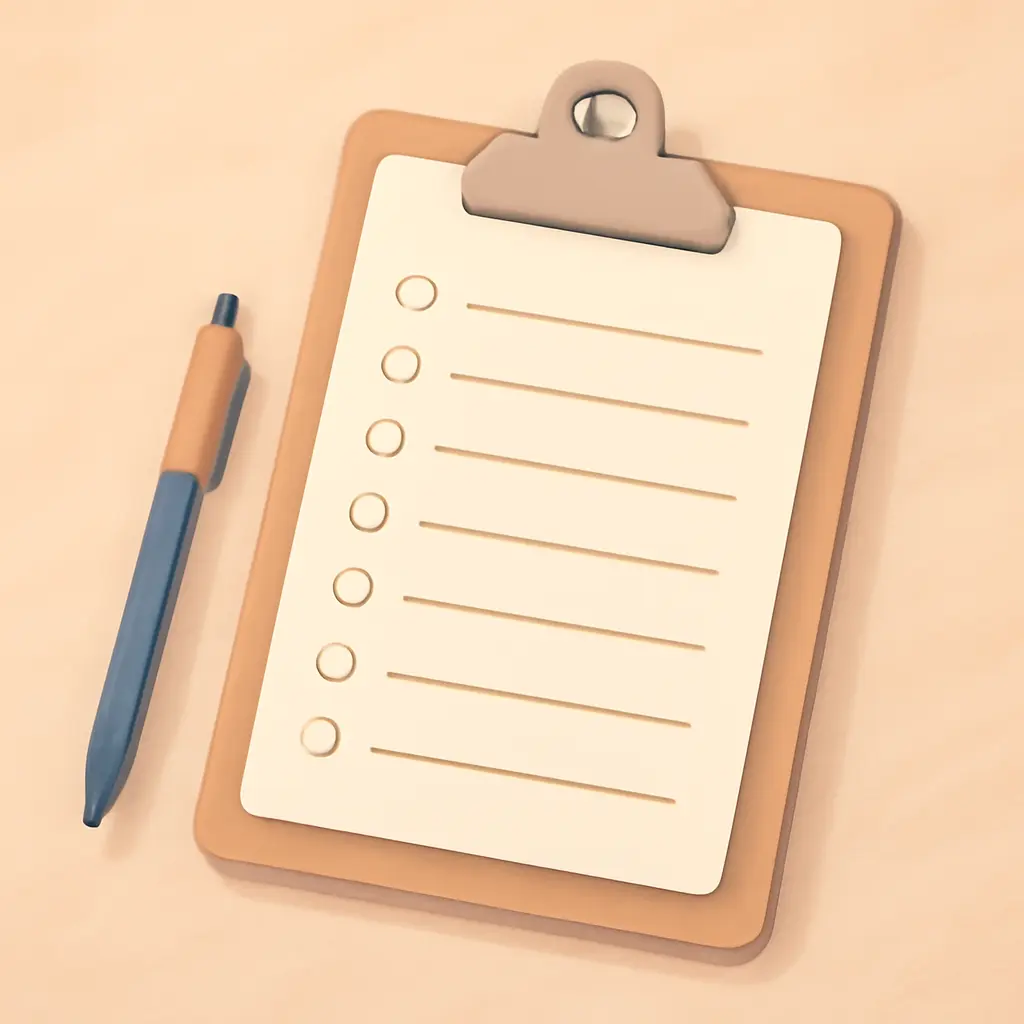 Контрольный список проверок перед запуском патронажа