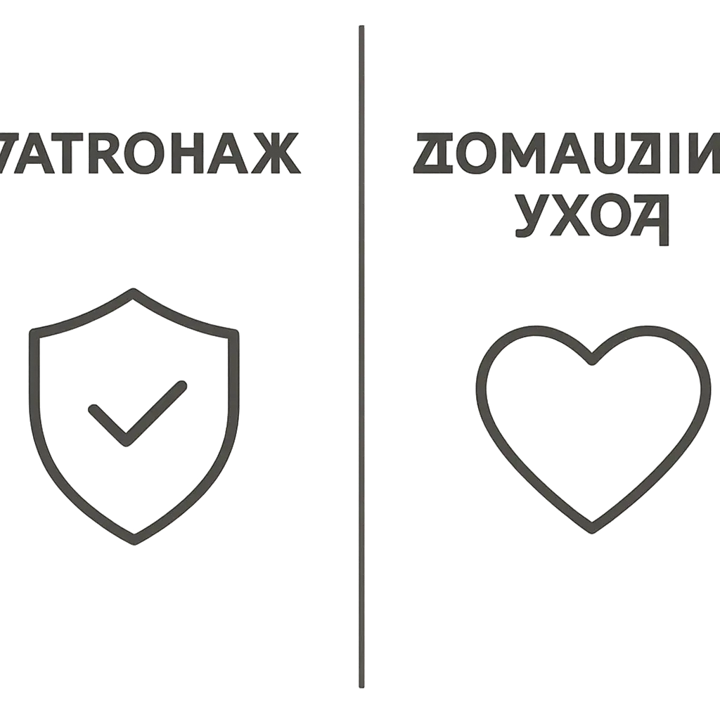 Сравнение моделей ухода Таблица сравнения патронажа и домашнего ухода